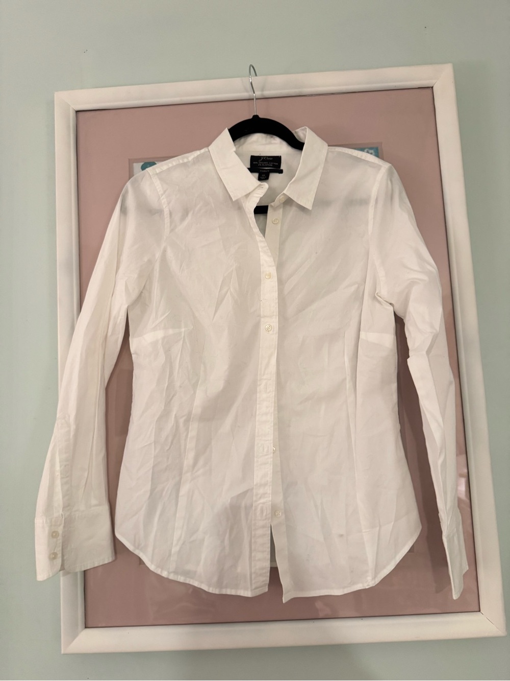 J. Crew White Women's Classic Button-Down Shirt